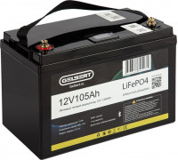Аккумулятор GELBERT LiFePO4 (12V/105Ah/100А/1,260Wh) [6-EVF-100] Bluetooth, литиевый тяговый 0000177