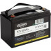 Аккумулятор GELBERT LiFePO4 12V 105Ah с Bluetooth, литиевый тяговый 6-EVF-100