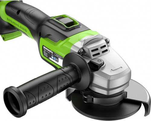Угловая шлифмашина аккумуляторная GREENWORKS GD24AG 24V, АКБ 8Ач и ЗУ 3200207CUH