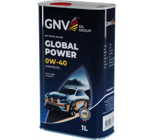 Масло моторное GNV Global Power 0W40 Synthetic 1 л (металл. канистра) GGP1M11064010130040001