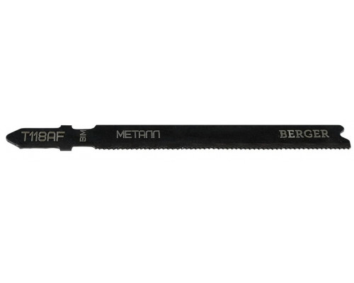 Пилки по металлу BERGER BG1716 T118AF би-металл, прямой рез, шаг 1.2 мм, длина 92