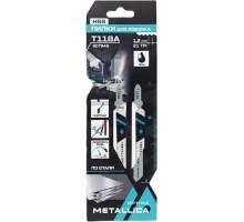 Пилки по металлу METALLICA Optima T118A 75/50мм шаг 1,2мм, HSS, прямой рез, по стали 2-5мм 907948