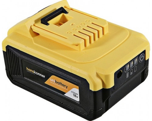 Аккумулятор HANSKONNER HBP18-4L 18 в, 4ач для инструмента серии Unibattery