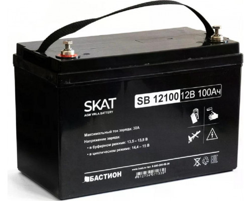 Аккумулятор SKAT SB 12100 AGM 12V 100 Ач