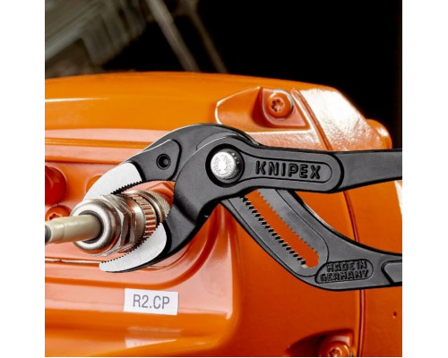 Клещи переставные KNIPEX KN-8101250SB трубные, зев 25-80 мм