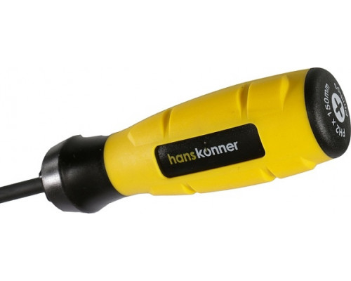 Отвертка крестовая HANSKONNER HK1040-16-PH2-150 алмазн. наконечник