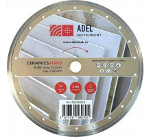 Алмазный диск для резки керамики ADEL INSTRUMENT Hard Ceramics Ø300*2,0*11*32,0/25,4 AI-1503110123