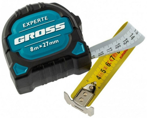 Рулетка GROSS 32576 Experte, 8 м x 27 мм