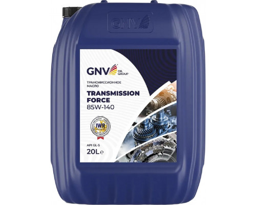 Масло трансмиссионное GNV Transmission Force 85W140 20 л GTF1112202145185140020