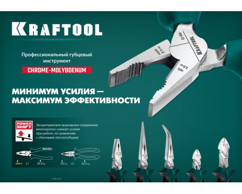 Плоскогубцы KRAFTOOL 22011-1-16_z01 комбинированые, 160 мм