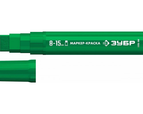 Маркер ЗУБР МК-1500, зеленый, Профессионал 06329-4