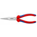 Длинногубцы KNIPEX KN-2612200SB с режущими кромками, 200 мм