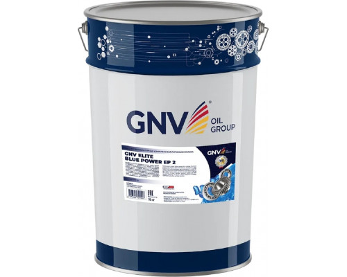 Высокотемпературная литиевая смазка GNV Elite Blue Power EP 2 18 кг GEB1027305020340002018