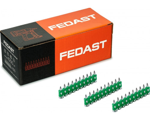 Гвоздь монтажный FEDAST 3.0 х 25 мм усиленный (уп.1000 шт.) fd3025eg