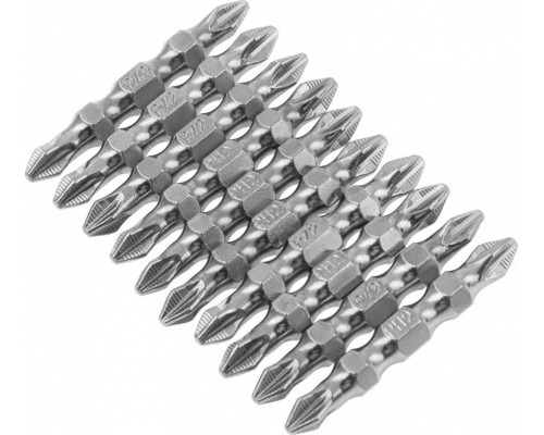 Набор бит GROSS 11217 PH2-PZ2х45 мм, двусторонние, 10 шт.