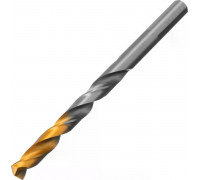 Сверло по металлу Denzel Р6М5, Golden Tip спиральное 7,5x109мм 718238
