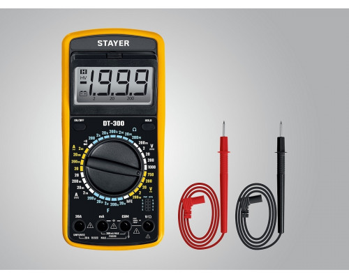 Мультиметр цифровой STAYER DT-300 45321