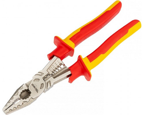 Плоскогубцы диэлектрические Kranz 230мм многофункциональные KR-12-4651-3