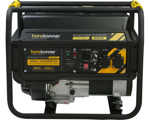 Генератор бензиновый HANSKONNER HPG-3500 Duplex