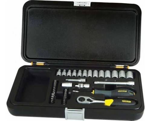 Набор головок торцевых профессиональных STANLEY Expert 1/4", 35 предметов