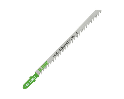 Пилки по дереву D.BOR 105/130*4 мм HCS / CLEAN CUT Wood (T301DL/3103-L) (5 шт.) D-105-130E1-05