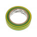 Изолента Kranz KR-09-2007 ПВХ 15 мм х10 м, желто-зеленая