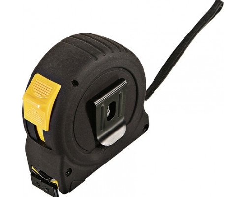 Рулетка HANSKONNER HK2010-01-8-25 с противоударным корпусом softtouch