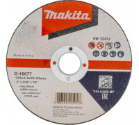 Отрезной круг по металлу MAKITA 125х2,5х22,23 мм A30S D-18677 D-18677 D-18677