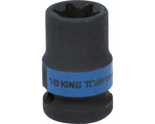 Ударная торцевая головка TORX Е-стандарт KING TONY 457518М E18