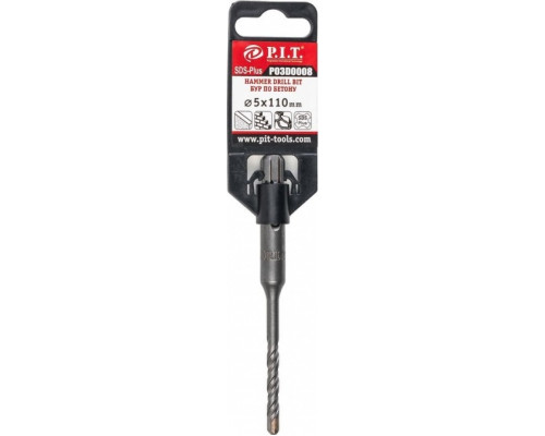 Бур SDS-plus P.I.T. P03D0008 по бетону 5х110 мм
