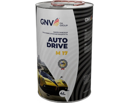 Масло трансмиссионное GNV Auto Drive M 17 4 л GADM117012610012130004