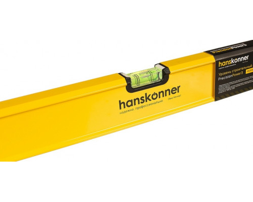 Уровень строительный алюминиевый HANSKONNER HK2015-03-1200, 1200 мм