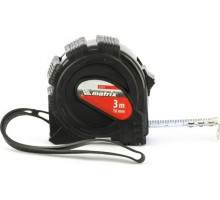 Рулетка MATRIX 31013 Black, 3 мх16 мм