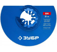 Полотно биметаллическое ЗУБР BIM d 100 мм, 21TPI дисковое, чистый рез 15575-100
