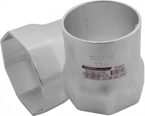Ключ трубчатый THORVIK BS8P115 ступичный восьмигранный, 115 мм