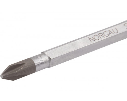 Отвертка крестовая Norgau PH1x75 phillips с ударным наконечником 062105210