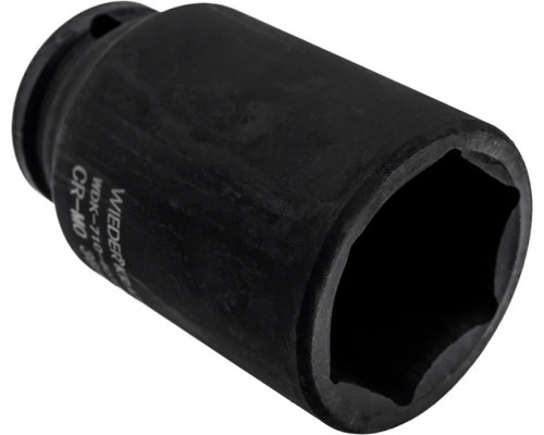 Ударная головка 6-гранная глубокая 1/2" WiederKraft WDK-710-4036L 36 мм