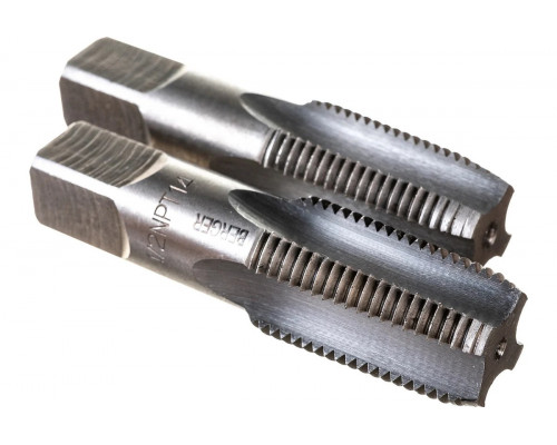 Метчик BERGER BG1182 1/2-14NPT дюймовые комплектные 2 шт.