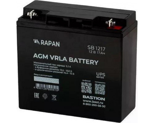 Аккумулятор RAPAN SB 1217 AGM 12V 17 Ач