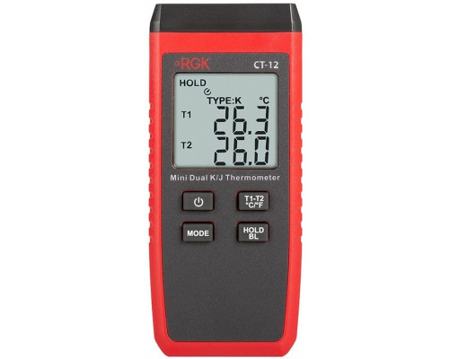Измеритель температуры контактный RGK CT-12 + 2 шт. TR-10S