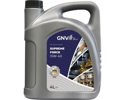 Масло моторное GNV Supreme Force 15W40 4 л GSF1011564011111540004