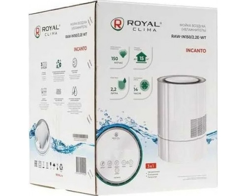 Воздухоочиститель ROYAL CLIMA RAW-IN150/2.2E-WT Incanto НС-1515029