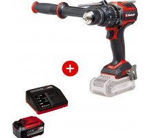 Дрель-шуруповерт аккумуляторная EINHELL PXC TP-CD 18/120 Li-i BL ударная АКБ 5.2 Ач, ЗУ230+ЗУ12, M-Case 4514310SET