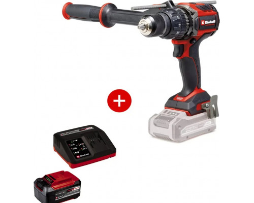 Дрель-шуруповерт аккумуляторная EINHELL PXC TP-CD 18/120 Li-i BL ударная АКБ 5.2 Ач, ЗУ230+ЗУ12, M-Case 4514310SET