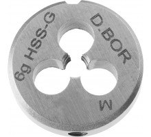 Плашка D.BOR DIN 223 Form-B HSS-G, M4x0,70, 20х5 D-TCT-700-040-070