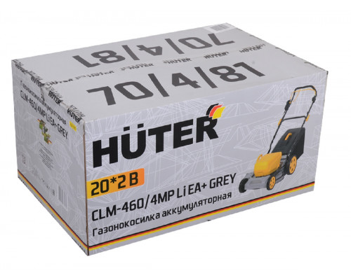 Газонокосилка аккумуляторная HUTER CLM-460/4MP Li ЕА самоходная 70/4/81
