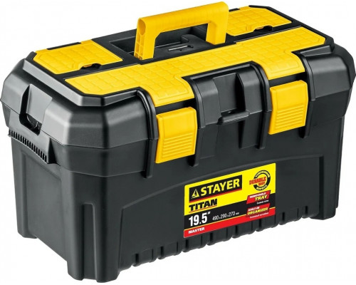 Ящик для инструмента STAYER TITAN-19 пластиковый, 38016-19