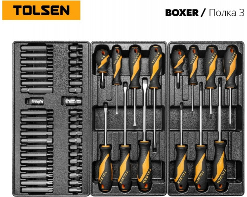 Тележка инструментальная TOLSEN BOXER 157 предметов TT85415