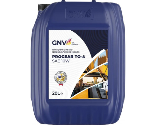 Масло трансмиссионное GNV Progear TO-4 SAE 10W 20 л GPT1012611014510010020