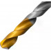 Сверло по металлу Denzel Р6М5, Golden Tip спиральное 8,5x117мм 718240